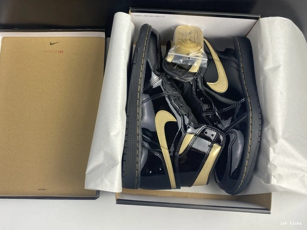 ‘black UrbanStyle 1237 patent gold’ high air 555088- jordan 1 og 0101